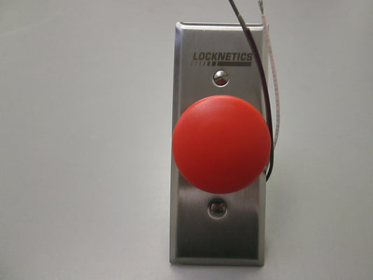 Locknetics 604 RD Heavy Duty Push Button to Egress Electronically Locked Door Narrow Plate