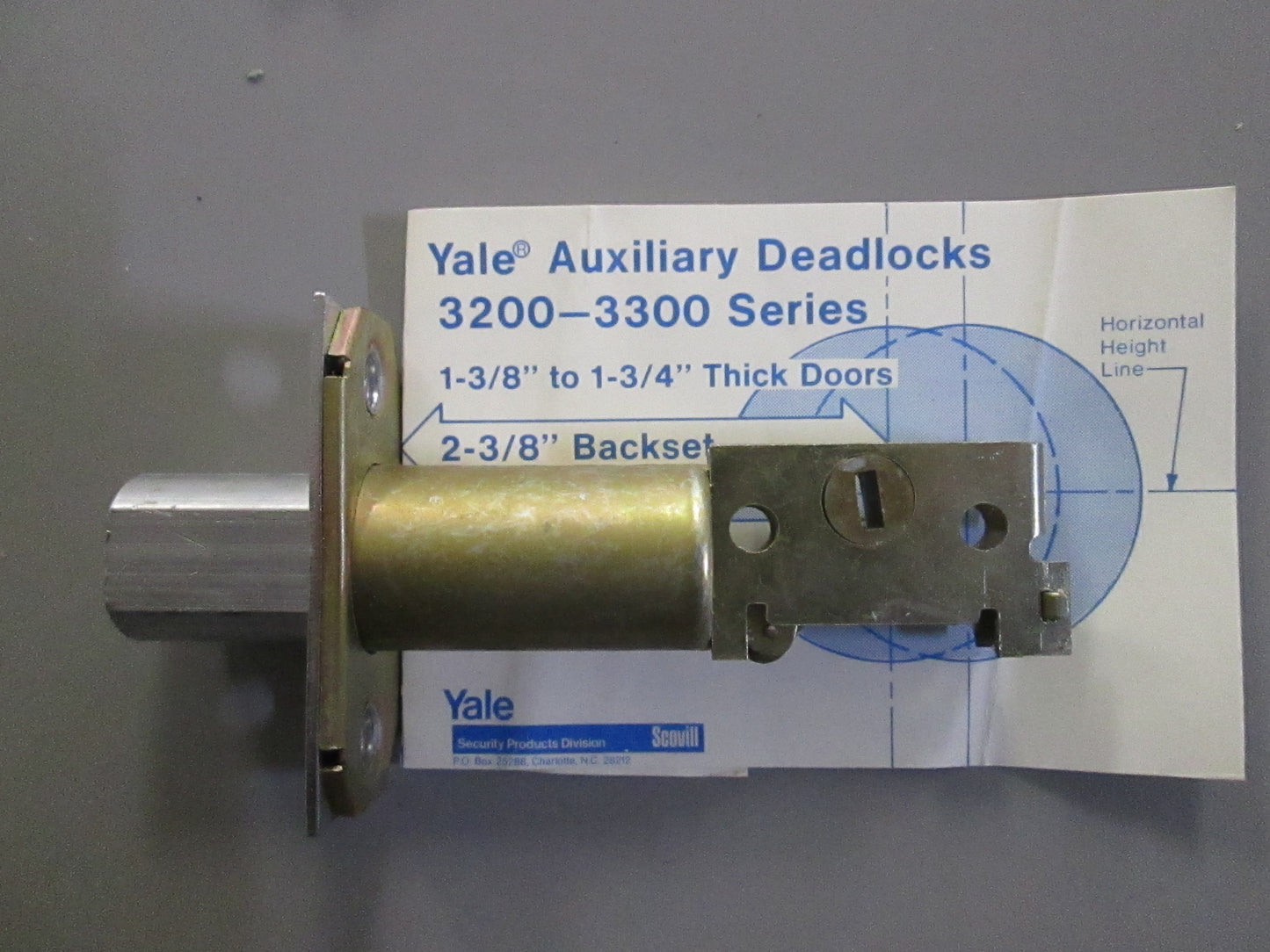 Yale 3321 Double Cylinder Deadbolt Satin Chrome