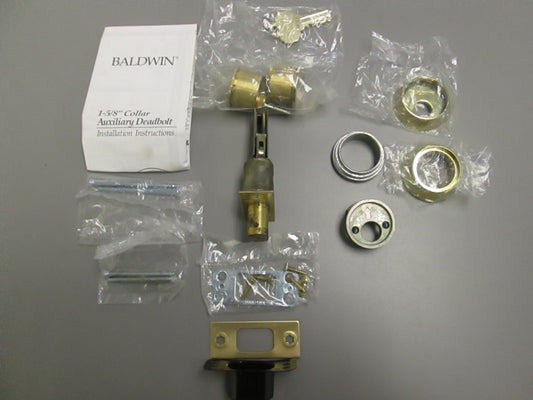 Baldwin 8011-605 Double Cylinder Deadbolt Polished Brass
