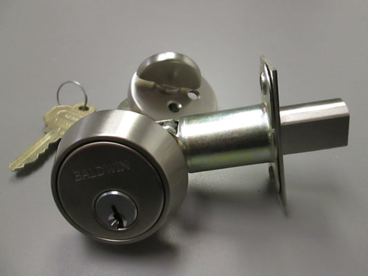 Baldwin 8041 -646 Single Cylinder Deadbolt Satin Nickel