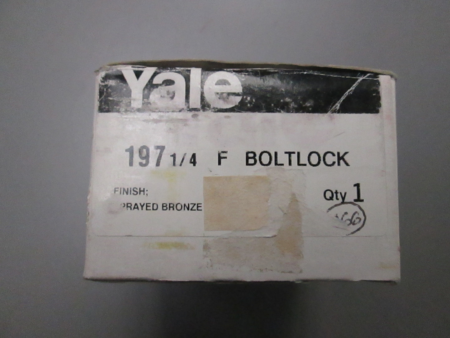 Yale 197 1/4 Double Cylinder Rim Jimmy Proof Deadbolt Sprayed Bronze