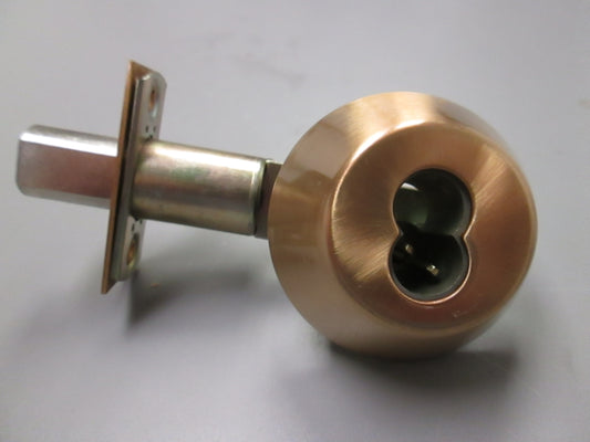 Falcon D831 Double Cylinder Deadbolt for Removable Core Satin Bronze
