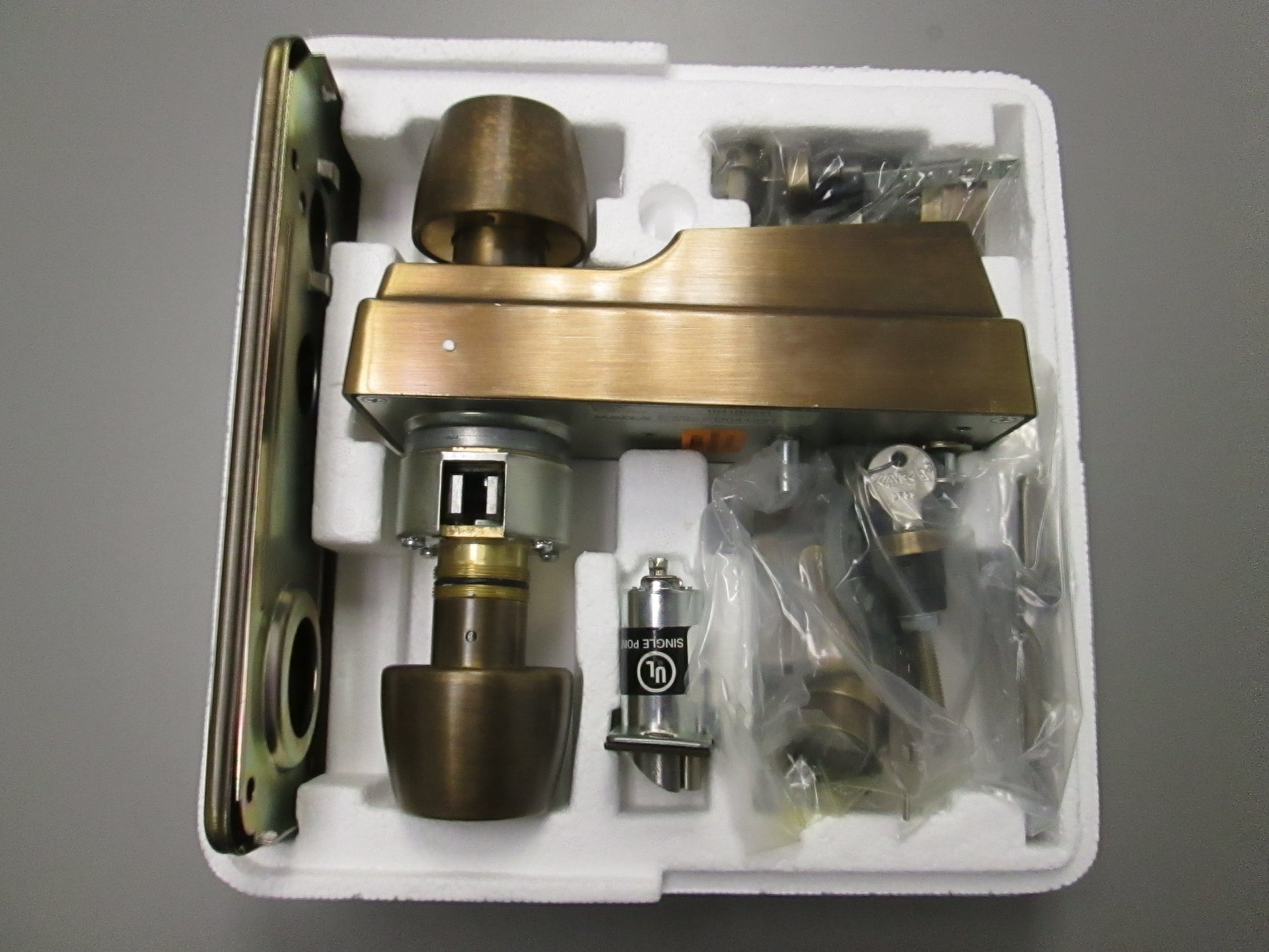 Simplex 1000 Series Mechanical Cylindrical Pushbutton Entry Lock with ...