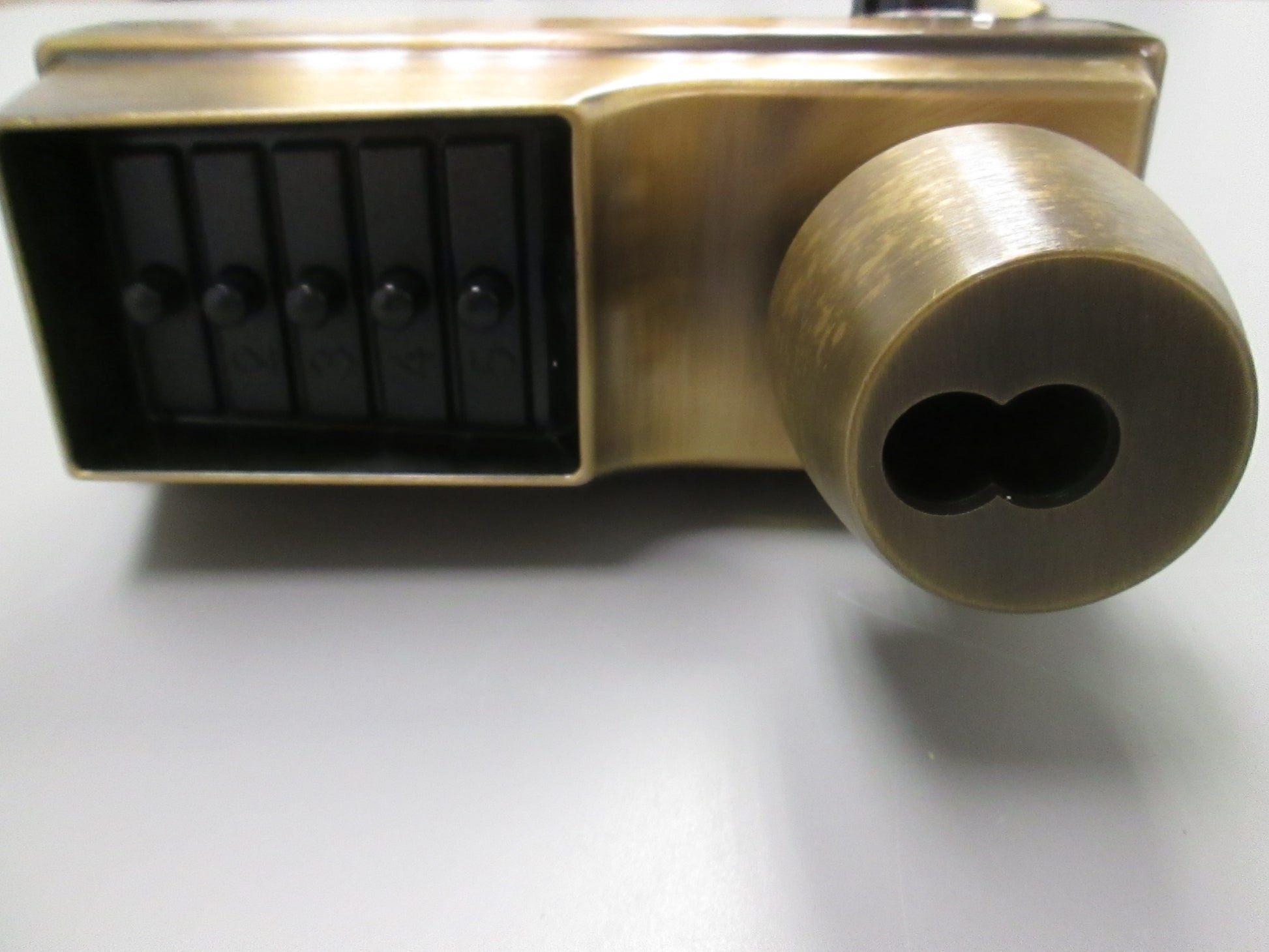 Simplex 1000 Series Mechanical Cylindrical Pushbutton Entry Lock with ...