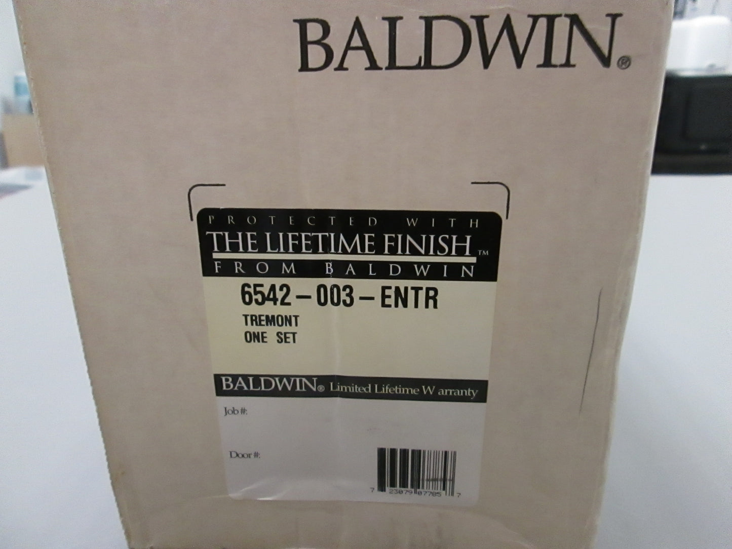 Baldwin 6542 Entrance Trim for Mortise Lock (trim only).