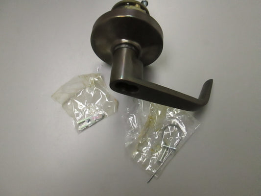 Arrow BR12IC Storeroom Lever for Exit device with Broadway style lever. Prepared for Best style removable core.